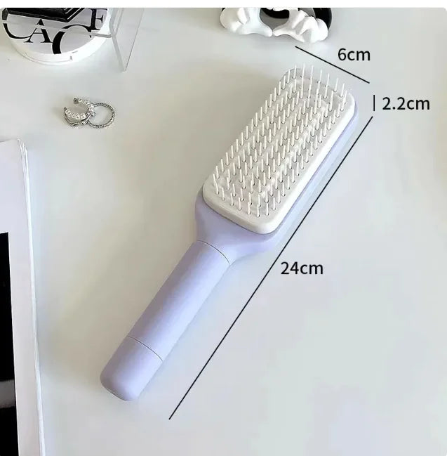 4 In 1 Self Cleaning Brush Comb Women Men