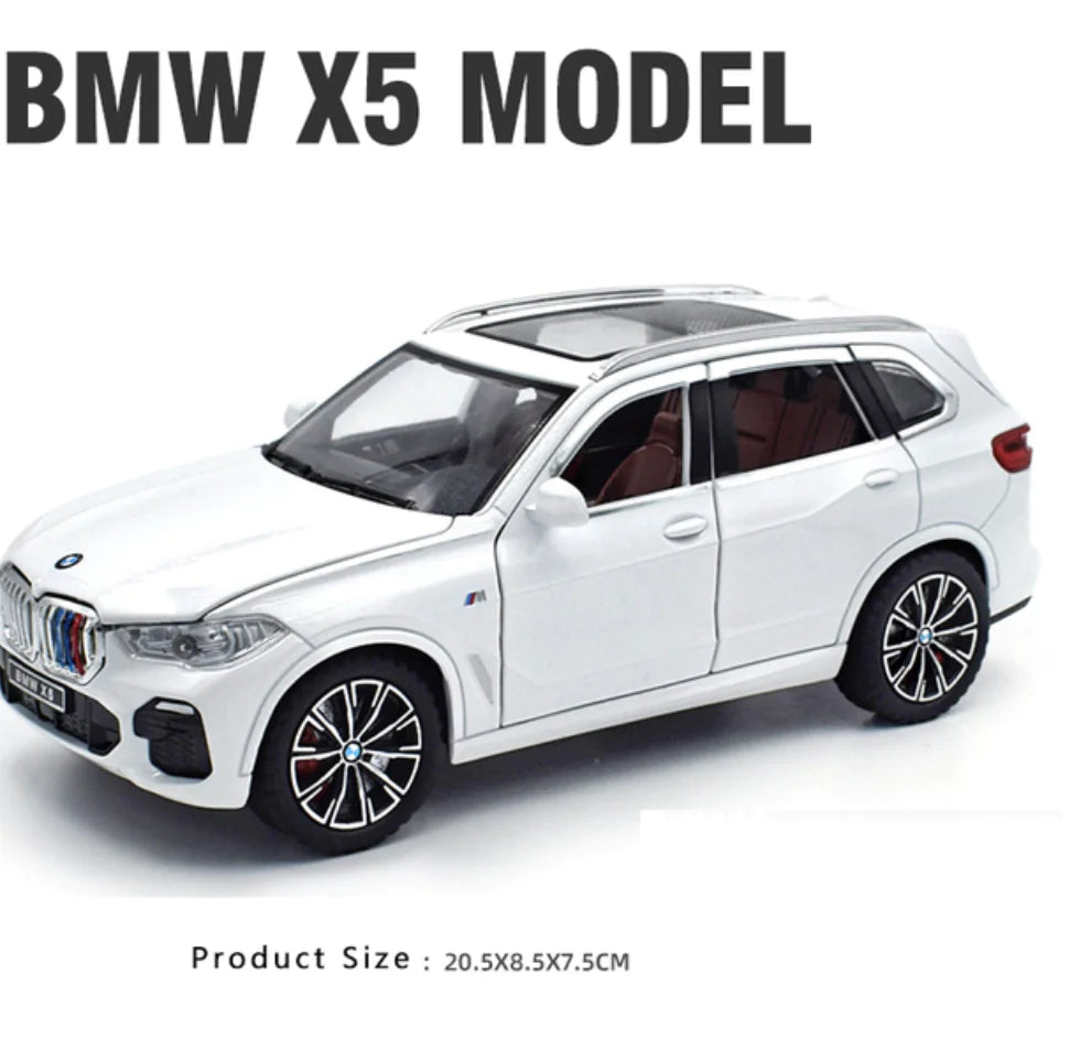 1:24 X5 Alloy Car Model with Sound and Light Features