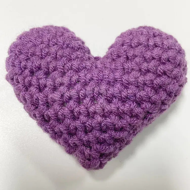 Accesorios y Materiales de Tela de Corazón de Crochet Hechos a Mano