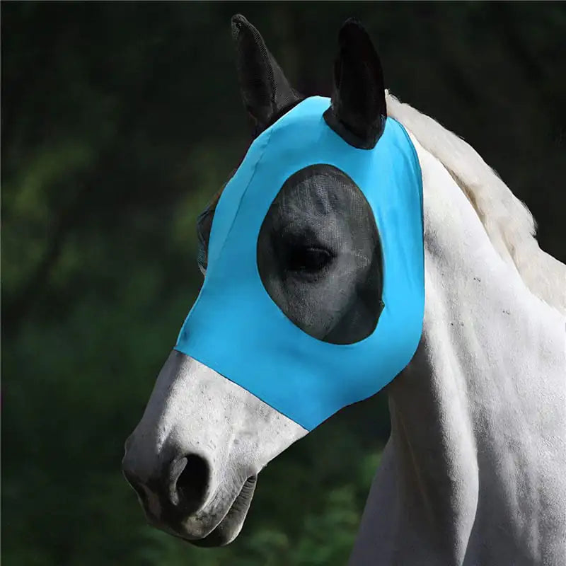 Lycra Horse Fly Mask with Ears for UV Protection