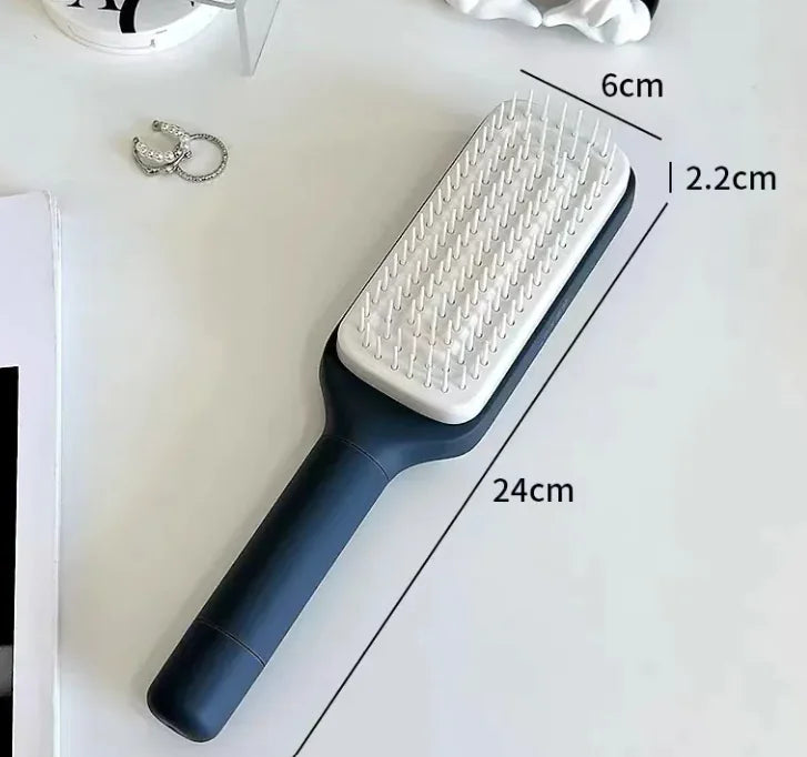 4 In 1 Self Cleaning Brush Comb Women Men