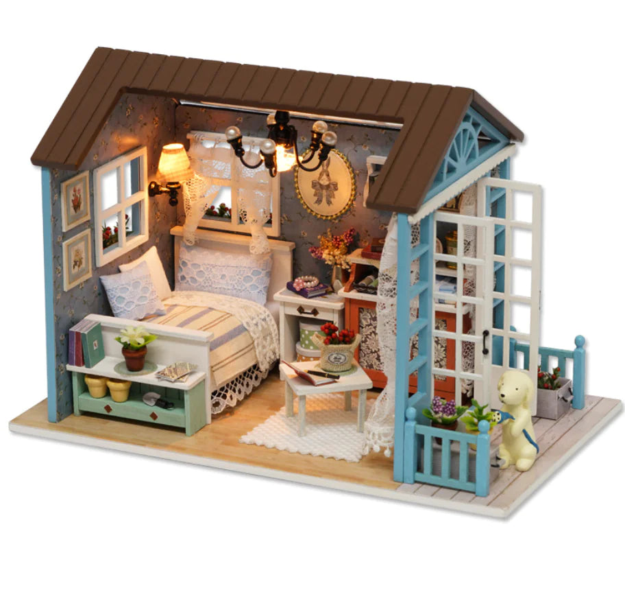 DIY Miniature House Assembly Model - Creative Gift