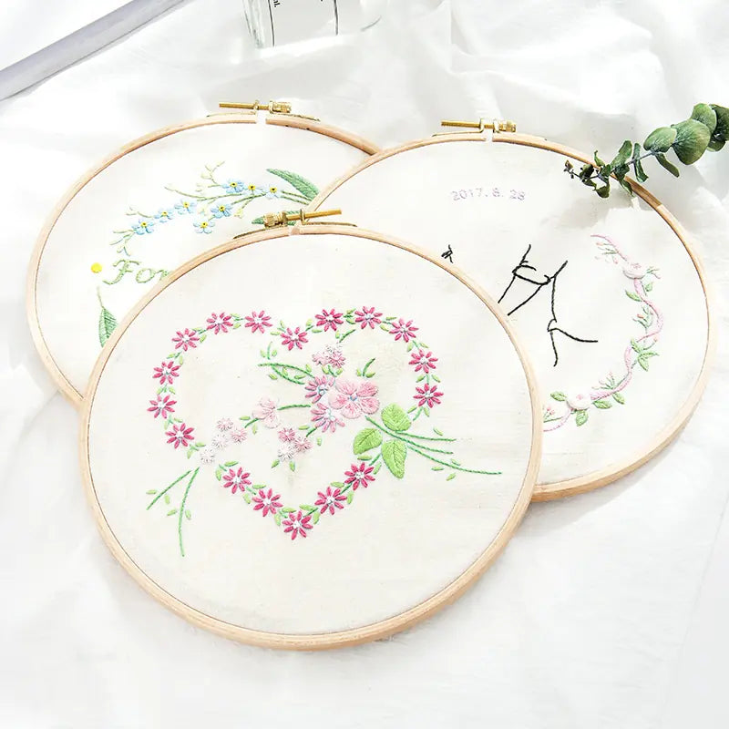 3D Embroidery DIY Kit for Spring Floral Design