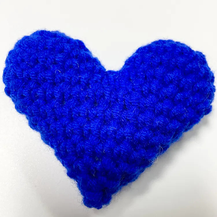 Accesorios y Materiales de Tela de Corazón de Crochet Hechos a Mano