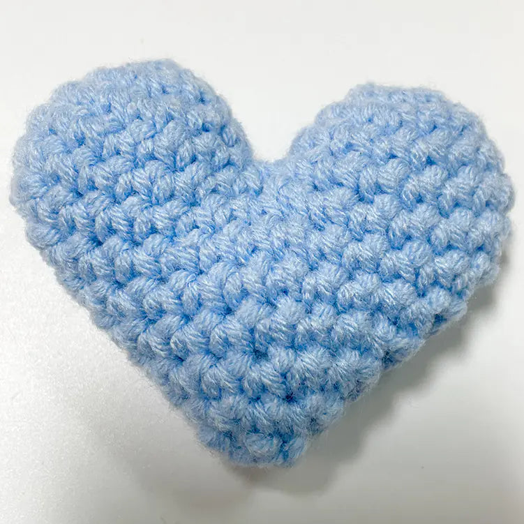 Accesorios y Materiales de Tela de Corazón de Crochet Hechos a Mano
